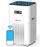 Dayette Smart WIFI Air Purifiers for Home Large Room Up to 3000 Sq Ft, APP & Alexa Control Air Cleaner, H14 Ture HEPA Filter for Allergies Pet Dander Smoke Dust, 22dB Sleep Mode for Bedroom