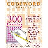 Codeword Puzzles: 300 Puzzles, Volume 4