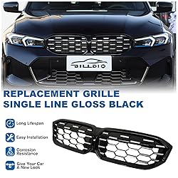 BILLDIO G20 Grill - Black Kidney Grille Compatible