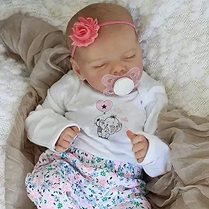 JIZHI Lifelike Reborn Baby Dolls - 17-Inch