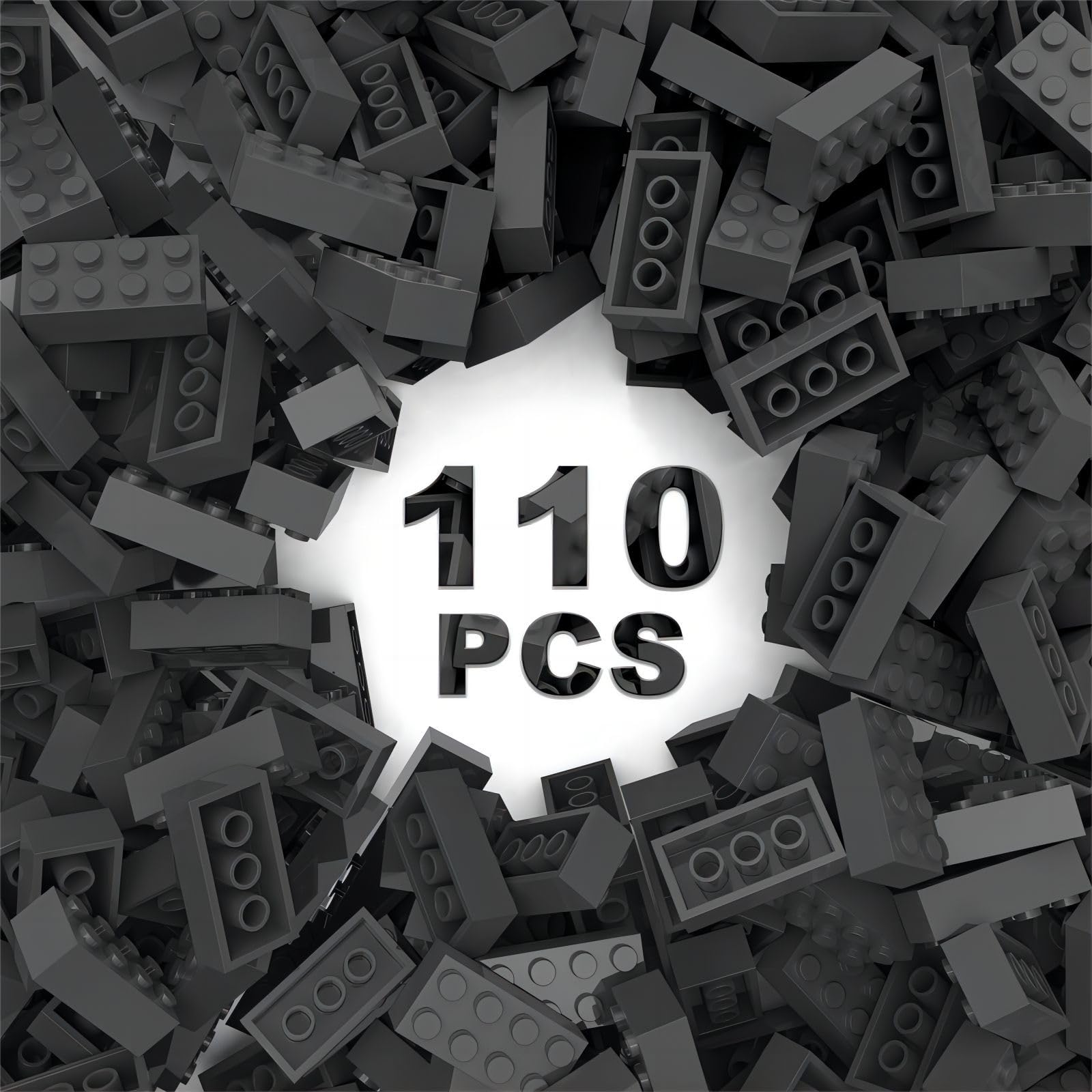 Classic Building Bricks 2x4, Compatible with Lego Parts and Pieces 3001 ...