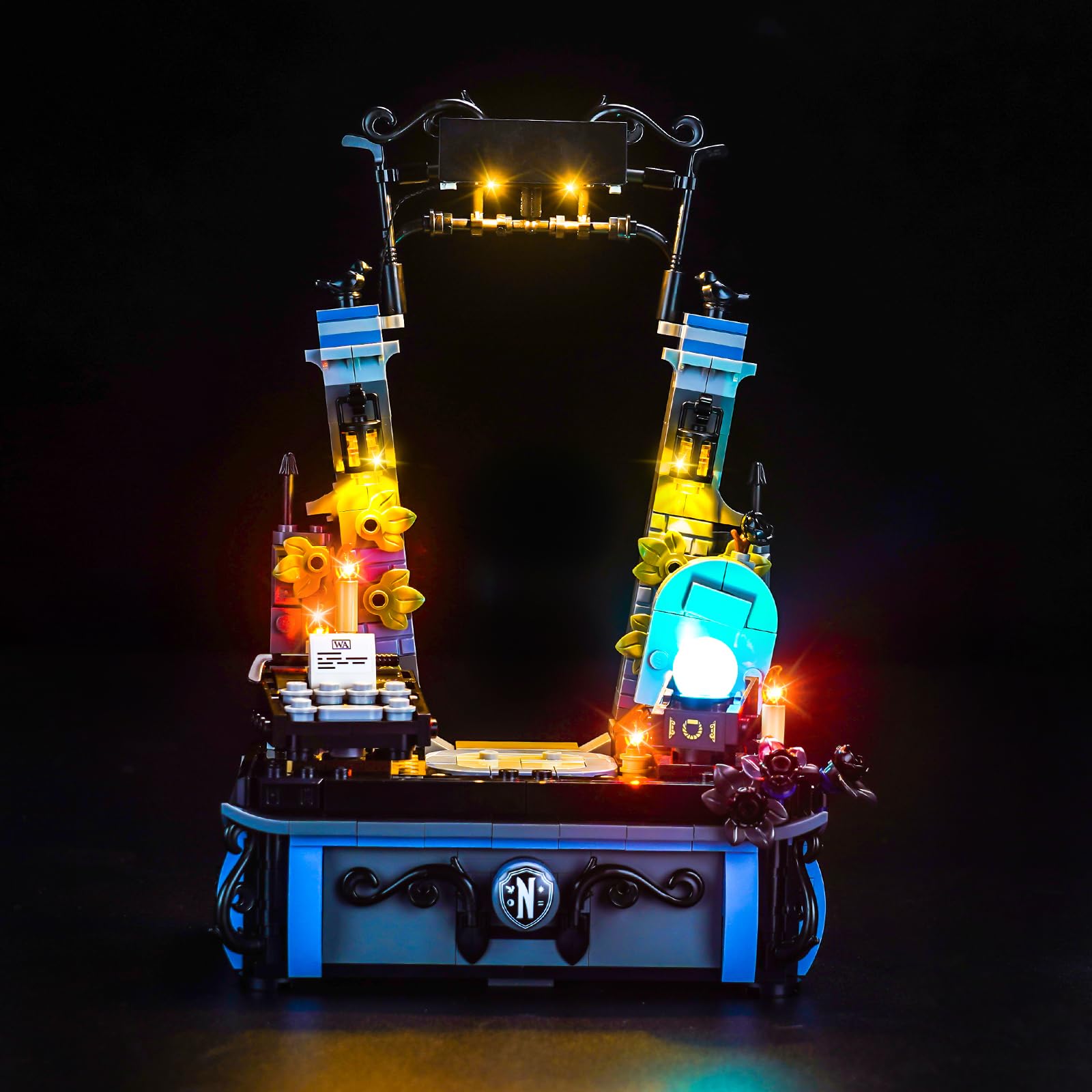 LocoLee Led Light Set Compatible with Lego Wednesday Addams Figure Led Decoration Lighting Kit Compatible with Lego 76780 Building Blocks Model,Only Lights Set,No Model — image 1