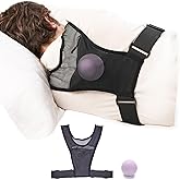 Anti Snoring Device | Positional Sleep Apnea Device | Side Sleep Trainer to Stop Snore | Includes Ball to Prevent Back Sleeping | Positional Therapy for Snoring Relief | Adjustable, Lightweight Vest