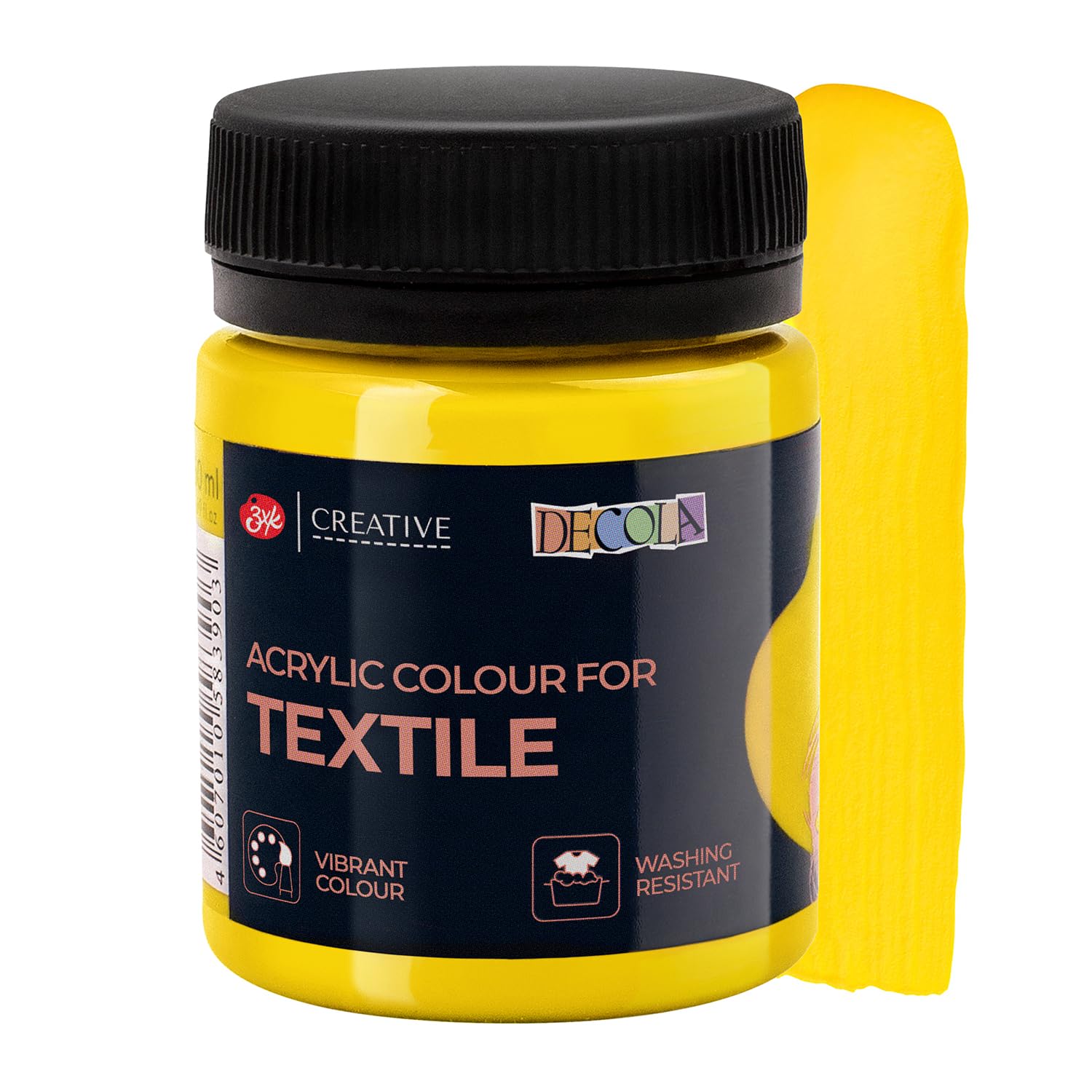 Decola - Yellow Classic Textile Colour 50ml | High Pigment | Made by Nevskaya Palitra