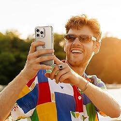 Mkeke for iPhone 15 Pro Case Clear, [Not