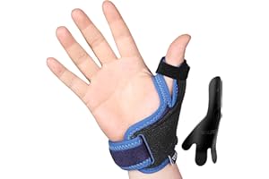Velpeau Thumb Wrist Support Brace, CMC Thumb Spica Splint for Arthritis Pain, De Quervains Tenosynovitis, Trigger Thumb, Tendonitis, Sprain, Fits Both Left or Right Hands (Plastic Insert Version, M)