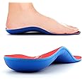 Walkomfy Arch Support Insoles for Women Men - Plantar Fasciitis Relief Orthotics Gel Shoe Inserts for Flat Feet Foot Fatigue, Over Pronation, Knee Back Pain - Stay on Your Feet Longer