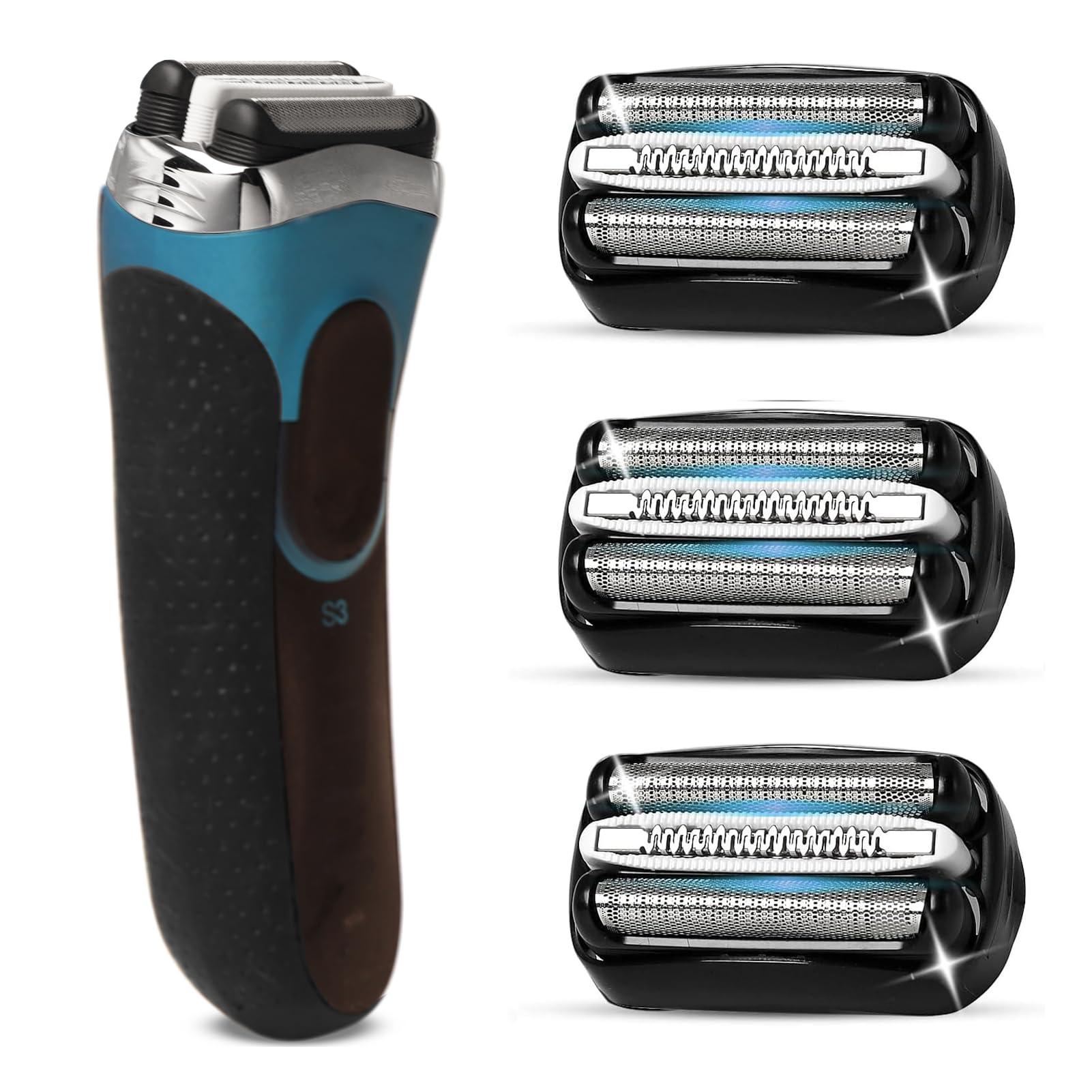 Photo 1 of VIDSA 3 Pack 32B S3 Electric Replacement Heads for All Series 3 Shavers, Suitable for S3 3040s 3080s-4 370cc 3070cc 3000s 3010, 3090cc Etc.