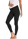 FoucomeWomen's Under The Belly Super Soft Support Maternity Leggings