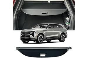 AUXKO Retractable Cargo Cover for 2024-2025 Cadillac Optiq, Trunk Cargo Cover Luggage Security Shade Cover for 2025 Cadillac Optiq Shielding Shade Anti-Peeping Luggage Privacy Screen, Carbon Fiber
