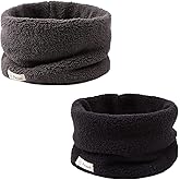 Zsedrut Fleece Warm Kids Scarf Thick Velvet Boys Girls Round Scarves Toddler Kids Winter Neck Warmer