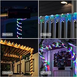 ANJAYLIA 66ft 200 LED Rope Lights