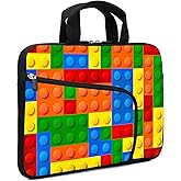 AMARY Laptop Sleeve 11.6"-12.2" Chromebook Case Ultrabook Case Notebook Sleeve PC Messenger Bag Tablet Case Neoprene Handle Sleeve for Men Women (Puzzle)