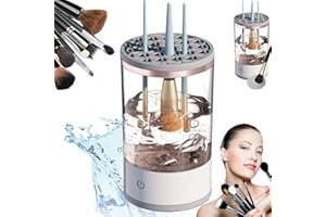 Electric Makeup Brush Cleaner, Automatic Spinning Makeup Brush Cleaner, Multi-Use Cosmetic Brush Cleaner for All Size Makeup 