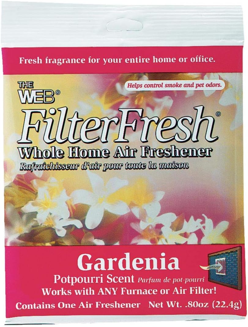 National Web Products WGARDENIA Filterfresh Air Filter Freshener, Gardenia Scent