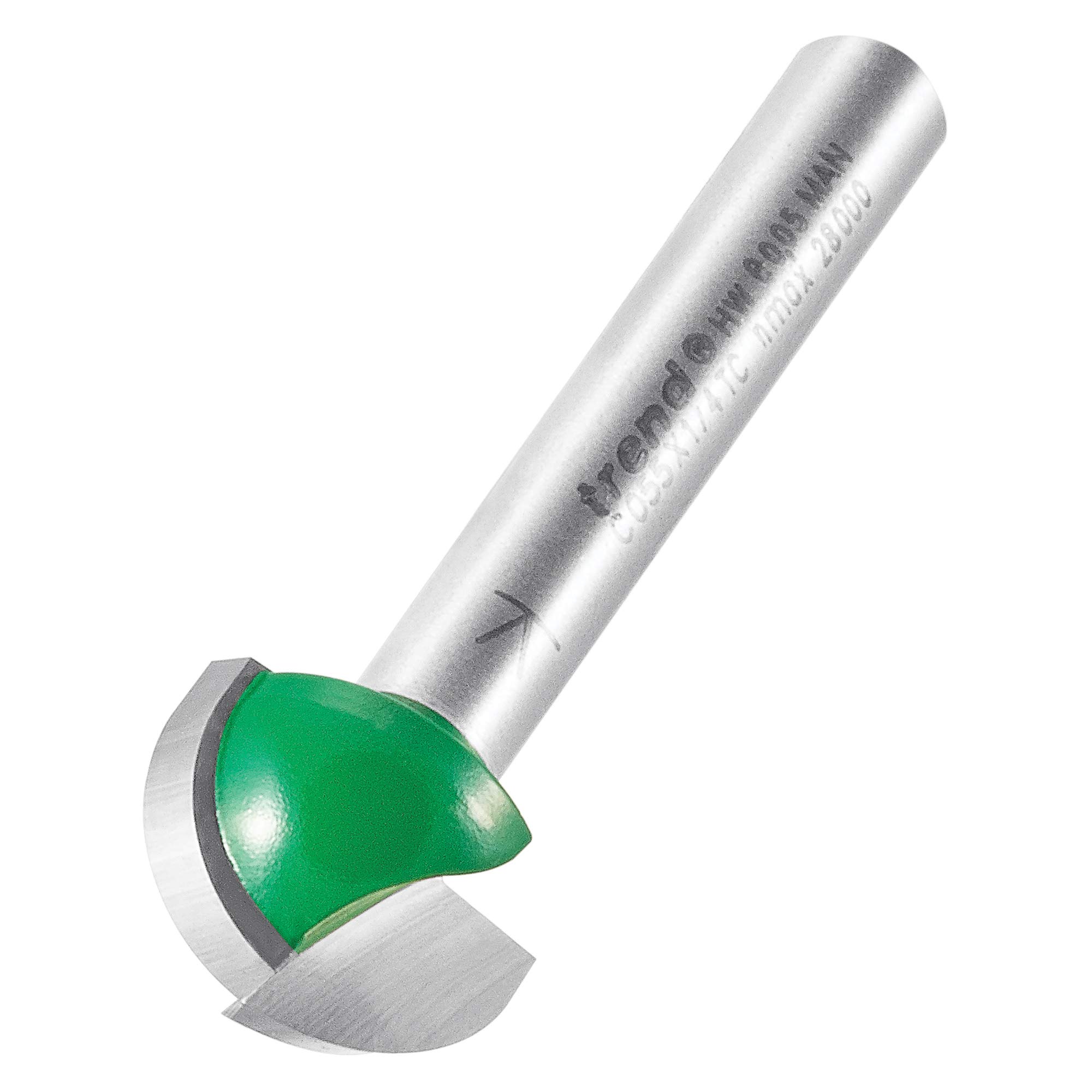 Trend CraftPro Cavetto Router Cutter, 1/4 Inch Shank, 7.9mm Radius and 15.9mm Cut Diameter, Tungsten Carbide Tipped, C055X1/4TC — image 1