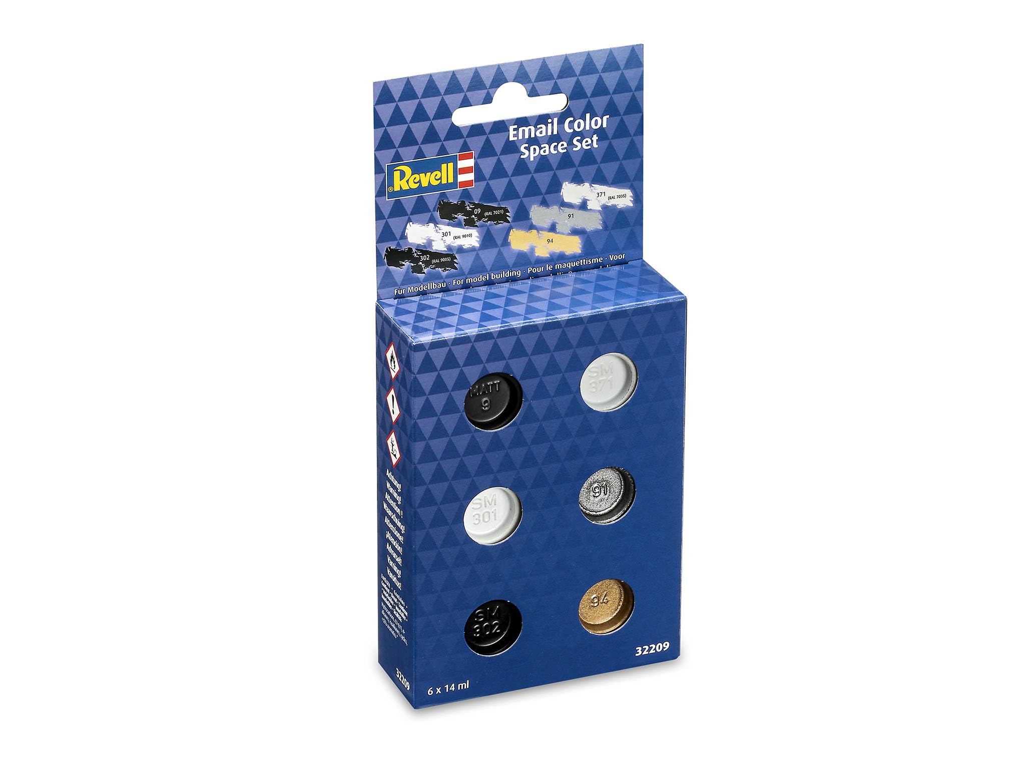 Revell 32209 - Space Colours Set - 6x Enamel Paints (14ml each)