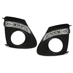 Kojem LED Fog Light Bezel Compatible with 2011-2013