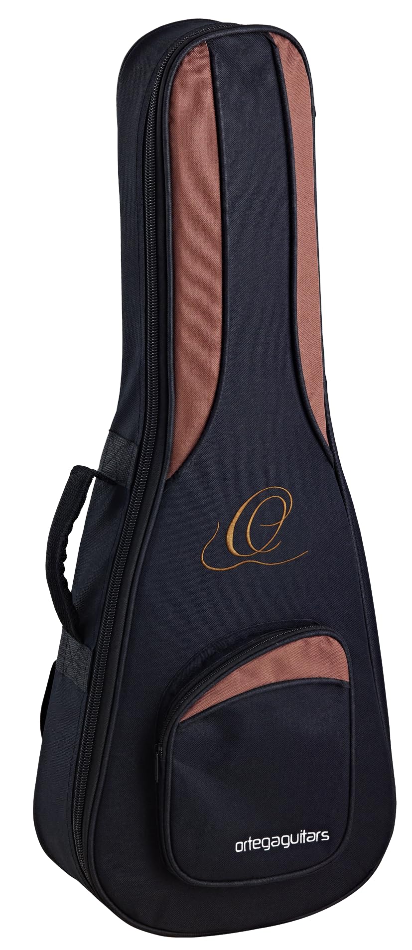 Ortega Guitars Pro Series Bag - 1/4 Classical Guitar Bag - Height 76.84 cm - Width 28.25 cm - Wide Neck Brace - Shoulder Straps - Nylon, Black (ONB14)