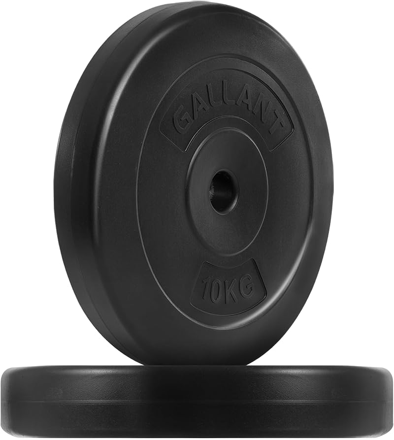 Gallant 40kg Vinyl Weight Plates 1 Inch Standard Set 4x10kg Exercise Fitness