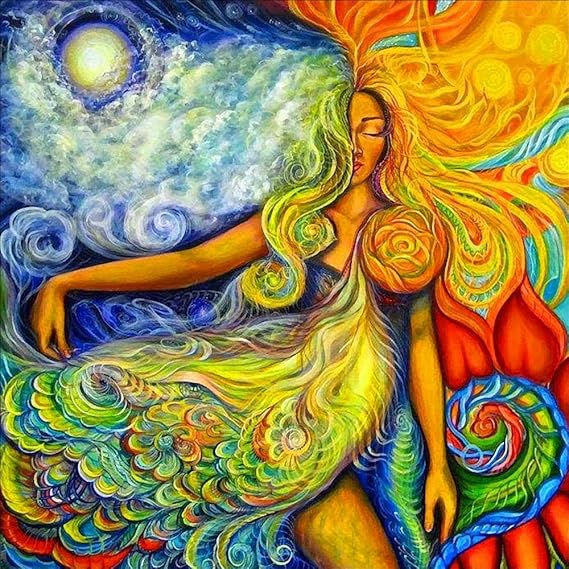 Amazon.com: DIY 5D Diamond Painting by Number Kit, Round Rhinestone