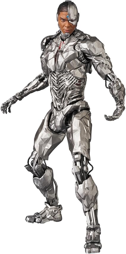 Amazon Com Medicom Justice League Cyborg Maf Ex Figure Toys Games