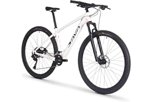 SAVADECK Carbon Fiber Mountain Bike, Dual Disc Brake Axle Thru Adventure Mountain Bike with Shimano CUES U4000 20 Speed Shift Groupset, 27.5/29 inch MTB Bicycle for Adult.