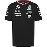Mercedes AMG Petronas F1 2024 Men's Team T-Shirt - White/Black