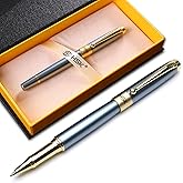 HSK Ballpoint Pens Luxury gift Pen Black Refill Line width 0.5mm,Best Ball Pen Gift Set for Men & Women Professional Executive,Office,Nice Pens Classy Gift Box (Blue)