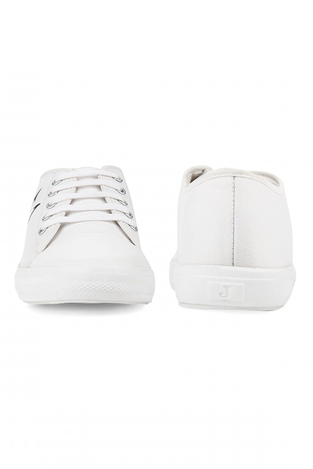 zapatoz womens fabric white color casual shoe