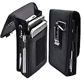 KATOLK Belt Phone Pouch, Large Smartphone Holder, Multi-Purpose Tactical Cell Phone Case, Cell Phone Holder for Work, Hiking,