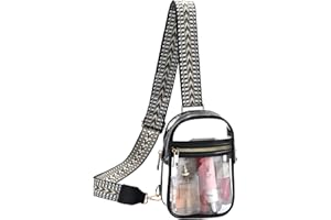 Armiwiin Clear Bag Stadium Approved, Clear Sling Bag for Women Clear Purse for Concerts Sports Events Festivals