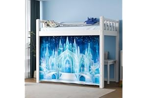 Vpory Rideaux de lit superposé – Rideaux de lit superposé – Rideaux d'intimité pour bas de lit – Tentes de lit personnalisabl