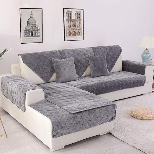 Amazon Com Deep Dream Sectional Sofa Covers Velvet Sofa