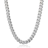 Amazon Essentials Stainless Steel 8MM Cuban Chain 24mm