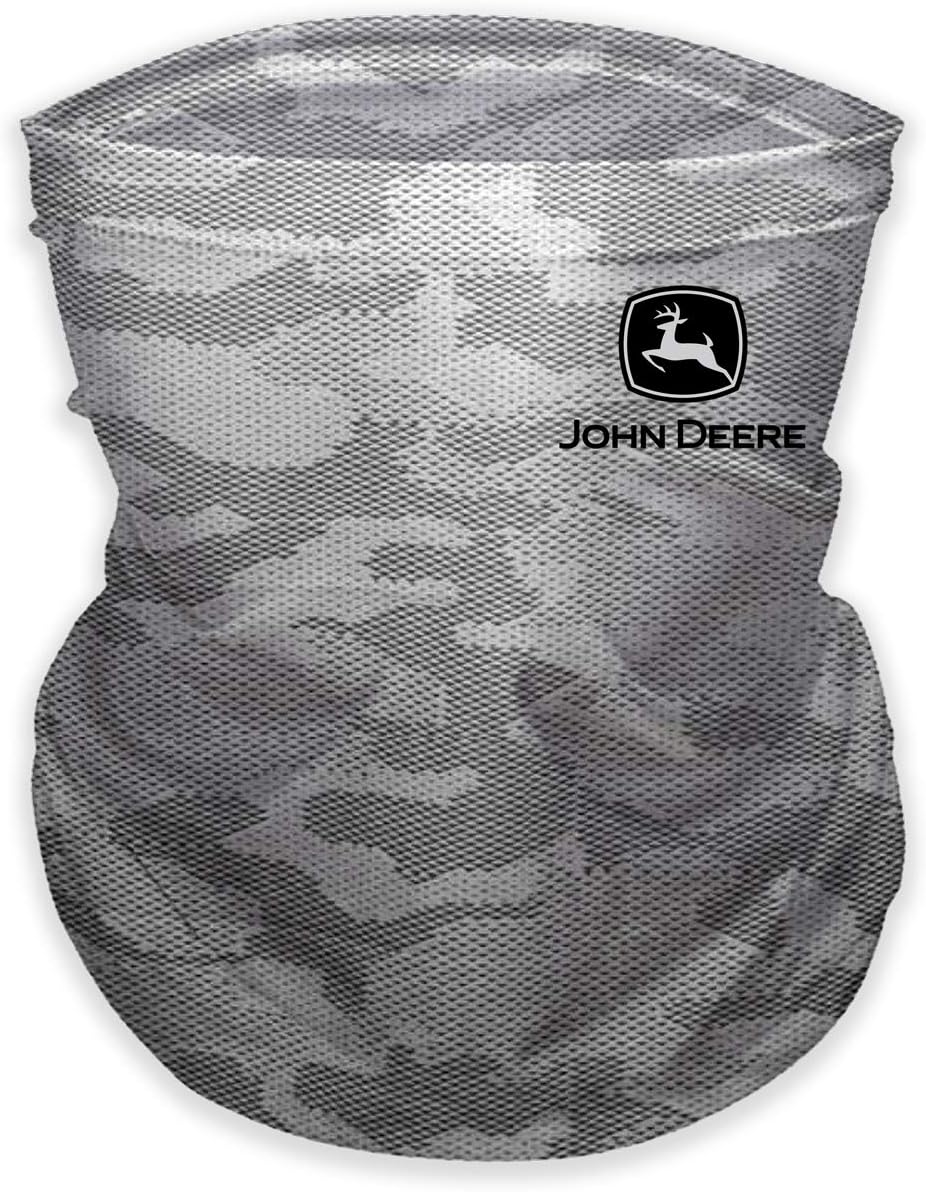 John Deere Gray Camo Neck Gaiter/Face Mask, One Size at  Women’s Clothing store