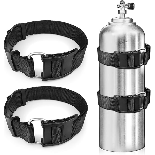Scuba Diving Stage Tank Bottle Hose Retainer Band, Anti Slip Design, Sturdy Rubber Material, Lightweight And Portable, Easy To Install And Use For