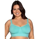 Curvy Couture Womens Plus Size Wireless Bra – Seamless, Soft & Comfortable Fit