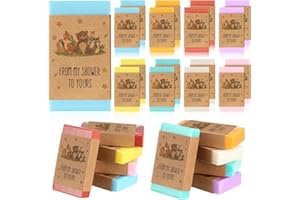Dimsile 24 Pcs Little Cutie Baby Shower Favors for Guests Bulk Baby Shower Scented Soap with from My Shower to Yours Tag Party Decorations Guests Return Gifts(Woodland)