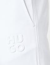 HUGO Dchard Mens White 100% Cotton T-Shirt Size S view 2