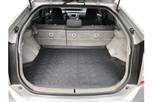 TRUNKNETS INC Premium Cargo Liner for Toyota Prius 2010-2015 - 100% Protection - Custom Fit Car Trunk Mat - Easy-to-Wash & All-Season Black Cargo Mat - 3D Shaped Laser Measured Trunk Liners for Toyota Prius.