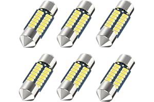 Serundo Auto DE3175 Led Festoon Bulb, 31mm 1.22in DE3022 Led,Super Bright Interior Led Festoon Used for Car Map Light Dome Light etc,Pack of 6pcs. Measure the length of your original bulb.