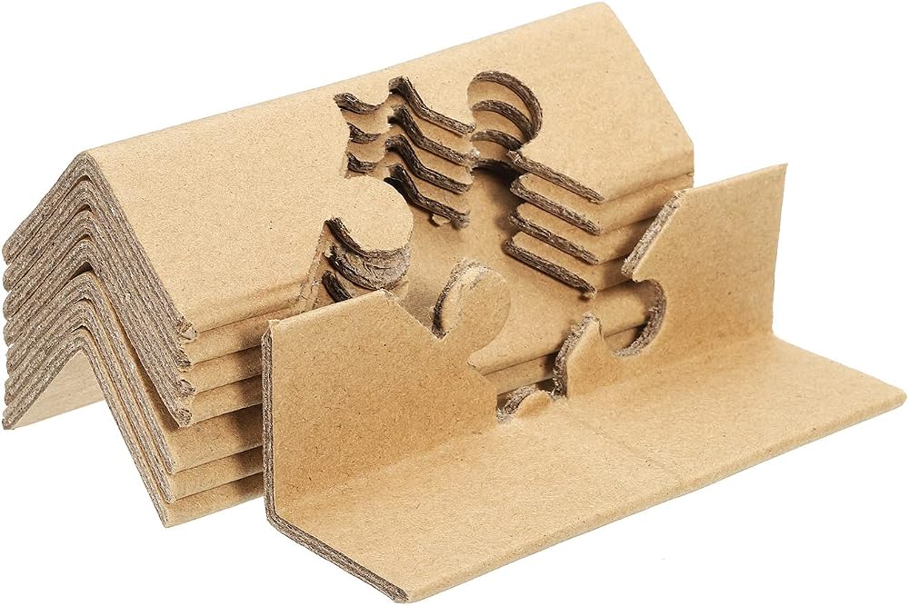 PATIKIL 50pc Cardboard Corner Protectors 60x40mm Thick 4mm for Art Packing