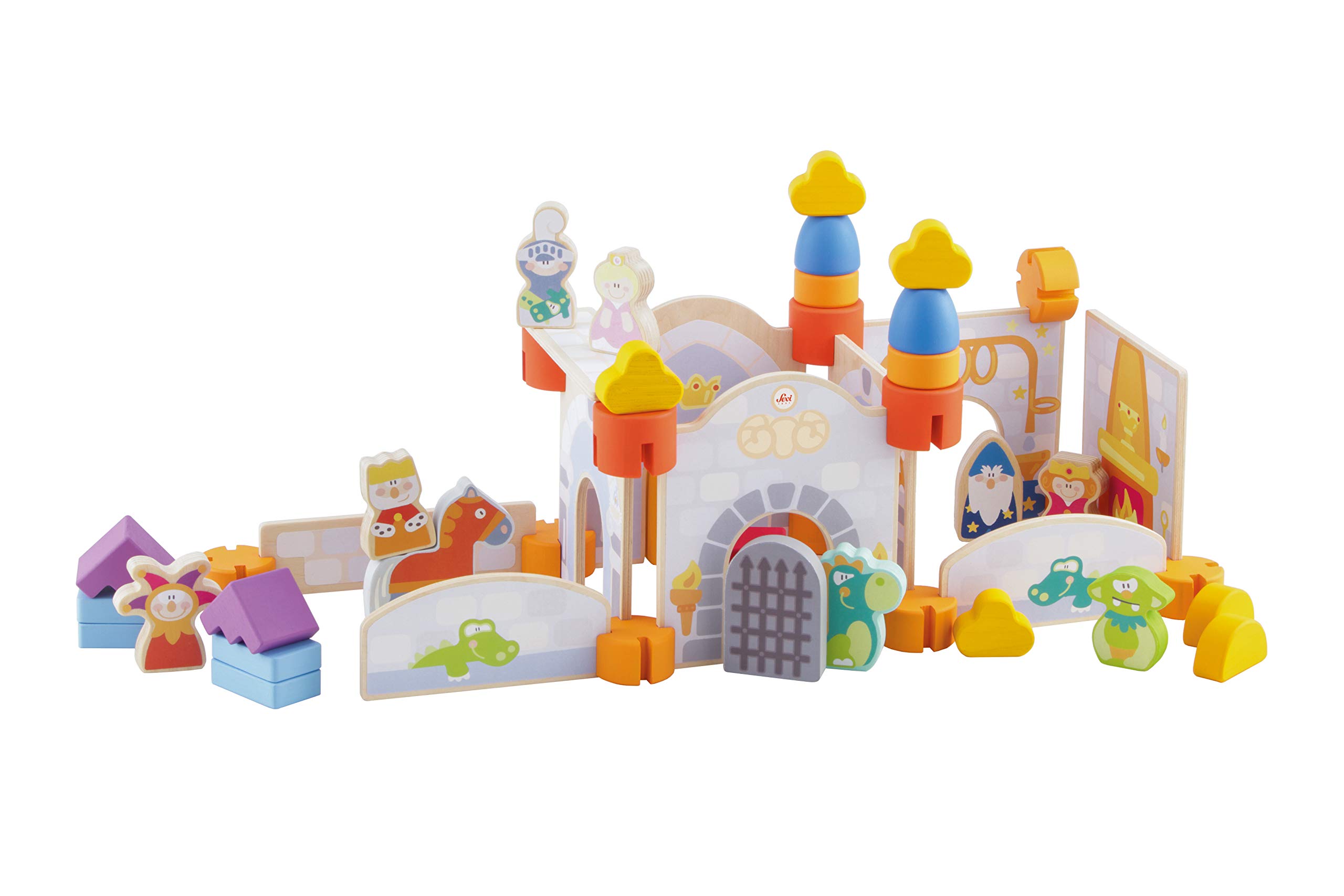 Trudi Sevi 83070 – Construction Set “Sevi Castle” (51 pcs) cm 38x23x5,5