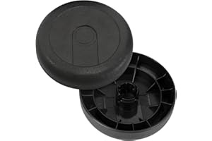 BATATOR 15409-119N Vacuum Rear Wheels Part for Eureka Mighty Mite 3600 Series Vacuums, SC3683, SC3686 and SC3681, Vacuum Cleaner Rear Wheel Replacement (2PACK)