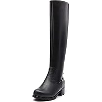 Comfy Moda Knee High Boots for Women, Waterproof Fur Lined