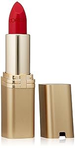 L'Oreal Paris Makeup Colour Riche Original Creamy, Hydrating Satin Lipstick, 315 True Red, 1 Count