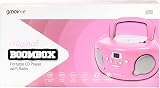 Groov-e Original Boombox & Kids Story CD Bundle Portable CD Player Radio Pink view 5