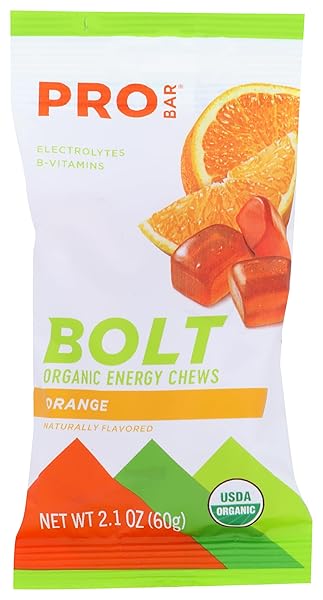 PROBAR ORGANIC ORANGE ENERGY CHEW, 2.1 OZ