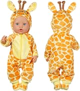 Aolso 14-18 Inch Baby Doll Clothes Hooded Jumpsuit with Coat Hanger view 4